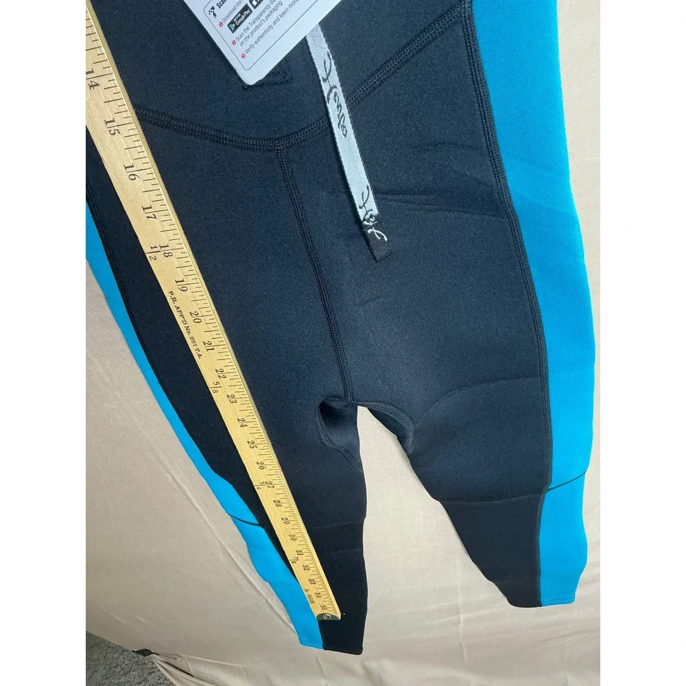 Hevto Kids 3/2mm Neoprene Full Wetsuit Youth Thermal Swimsuit Black Blue 12 Slim